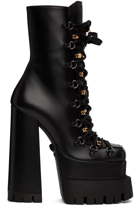 versace sparkly boots|Versace boots platform.